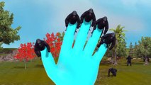 Crazy Gorilla Vs Dinosaurs 3D Animation Video For Children | Dinosaurs Finger Family Nurse