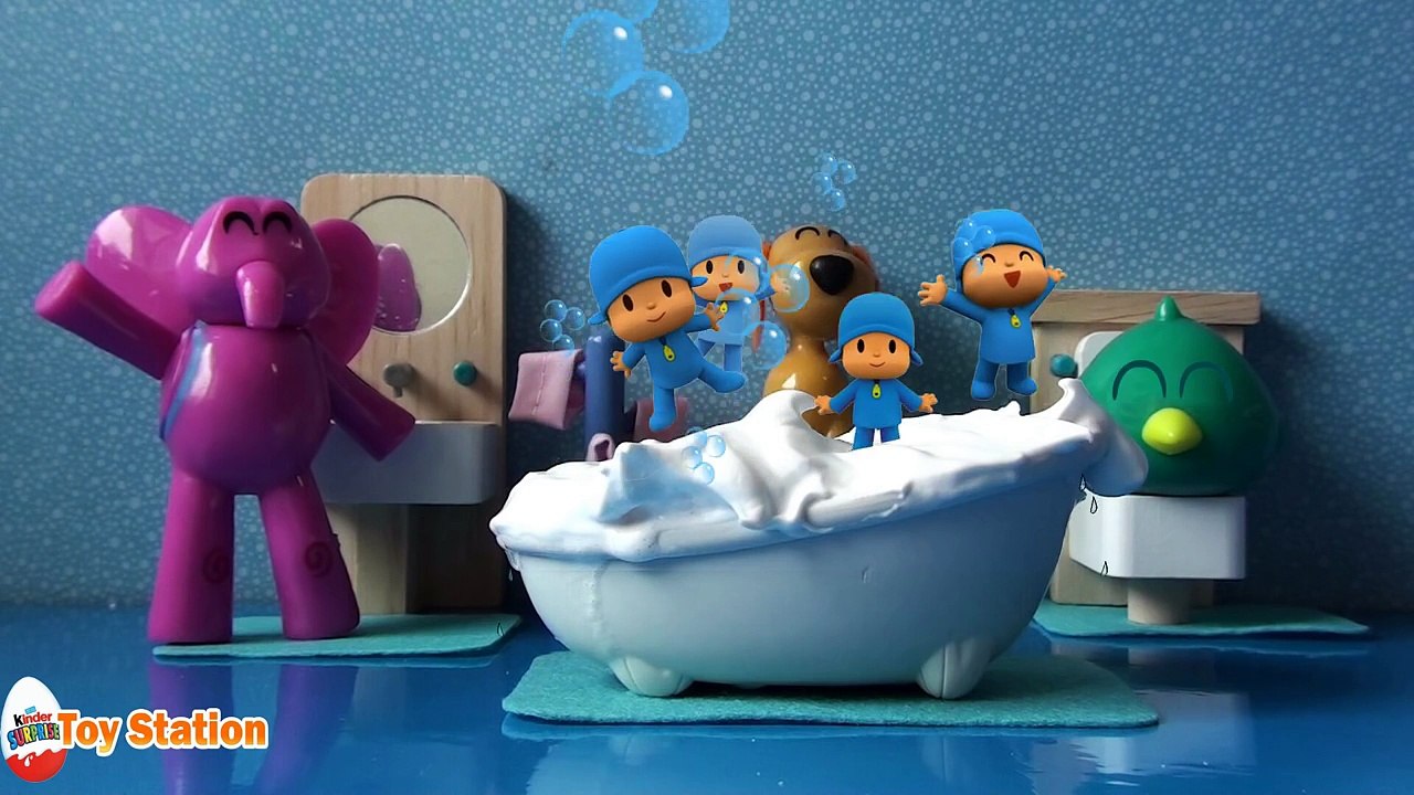 Five Little Pocoyo Jumping on the Wall Nursery Rhyme | Five Little Monkeys Jumping on the