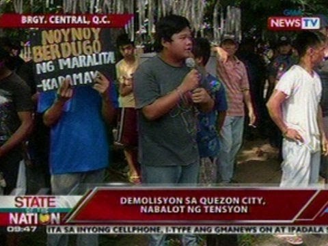 SONA: Demolisyon sa QC, nabalot ng tensyon