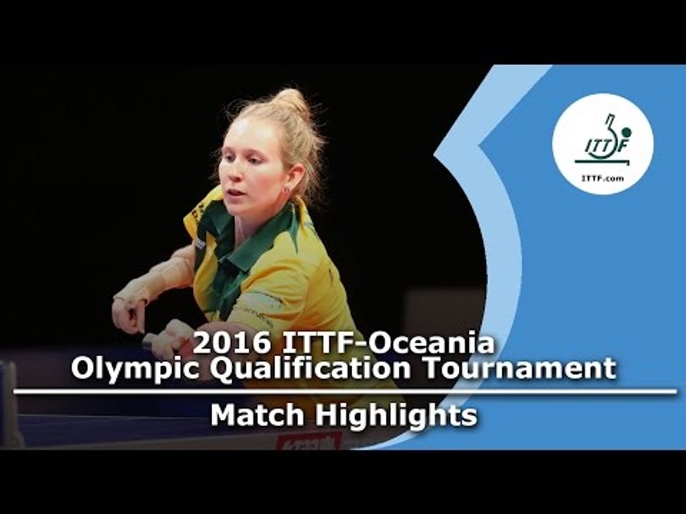 2016 Oceania Olympic Qualification Highlights: Melissa Tapper vs Grace Yee