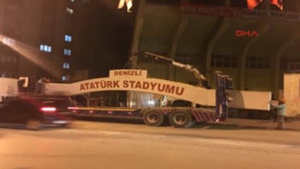 Denizli - Atatürk Stadı'nın Isim Tabelasının Sökülmesi Tartışma Yarattı