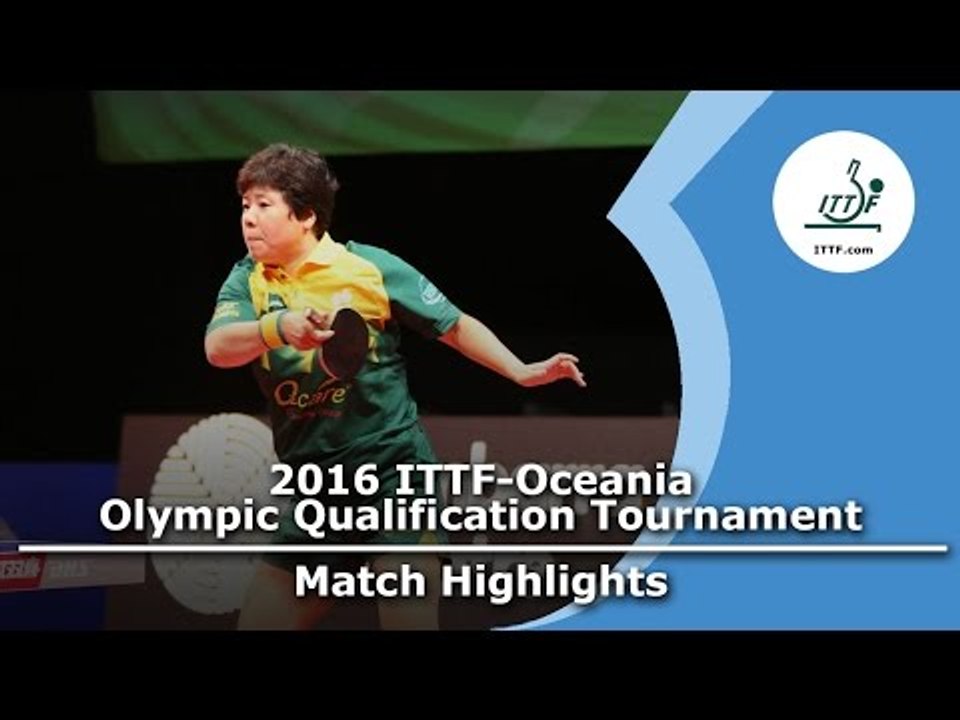 2016 Oceania Olympic Qualification Highlights: Jian Fang Lay vs Melissa Tapper