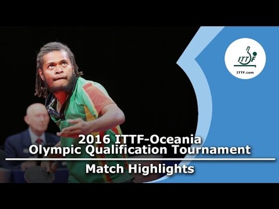 2016 Oceania Olympic Qualification Highlights: Liu Tengteng vs Yoshua Shing