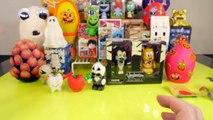 PLAY DOH Surprise Eggs Videos DCTC Halloween Special Moofia Disney Marvel Vinylmation Simp