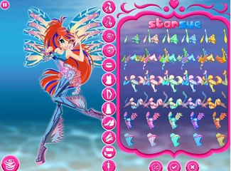 Winx: Sirenix Surfers - Cartoon Movie Game for Kids new HD - New Winx: Sirenix Surfers