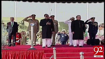 Pakistan Day celebrated with military parade