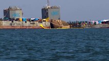 A tres años de naufragio emergen restos de ferry surcoreano