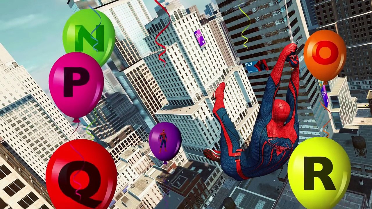 SPIDERMAN Cartoon ABC song Alphabet Song Learn the ABCs Today 2