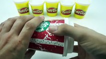 Starbucks Coffee How to Make with Play Doh Modelling Clay Videos for Kids ToyBoxMagic-q9Cz