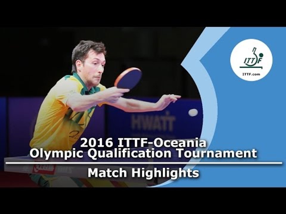 2016 Oceania Olympic Qualification Highlights: David Powell vs Chris Yan