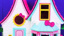 HELLO KITTY Dollhouse Decorated by Minnie Mouse   Shimmer and Shine   PJ Masks New Toys Video-CfF-zdA