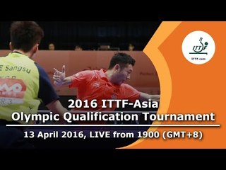 2016 ITTF-Asia Olympic Qualification Tournament - Day 1 Evening
