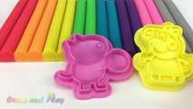Learn Colors Play Doh Modelling Clay Peppa Pig Family Kinetic Sand Fun and Creative for Kids Rhymes-tBD