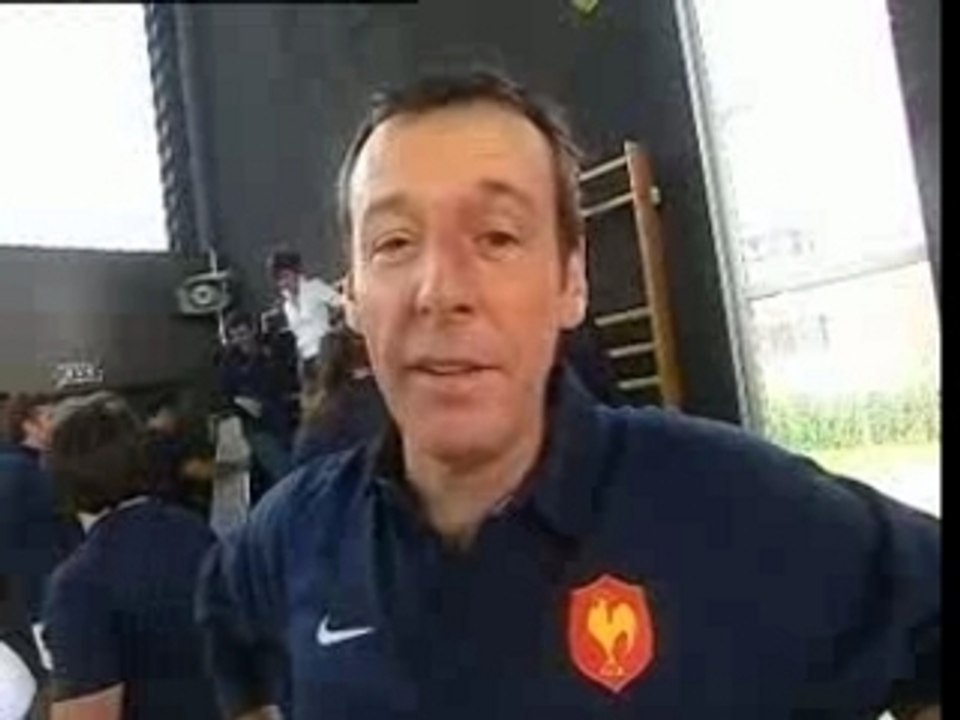 Reichmann plaque Chabal et les joueurs du XV de France