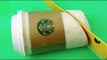 Starbucks Coffee How to Make with Play Doh Modelling Clay Videos for Kids ToyBoxMagic-q9CzGv