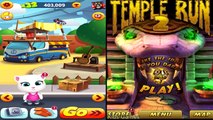 Talking Tom Gold Run Vs Temple Run 2 BLAZING SANDS Best Gameplay