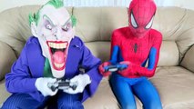 Spiderman vs Joker vs Minion! w_ Batman, Pink Spidergirl Crazy Gymnastics - Fun Superheroes  -)-2m1XWFAGt