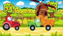Carros de Carreras y Camión de Bomberos - Dibujos animados de COCHES. Dibujos in Spanish