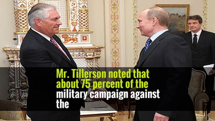 Tillerson Calls on Allies to Do More in Fight Against ISIS