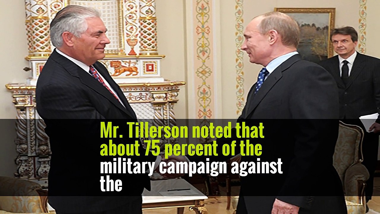 Tillerson Calls on Allies to Do More in Fight Against ISIS