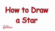 How to draw a Star *SUPER EASY* - Easy step-by-step drawing tutorial