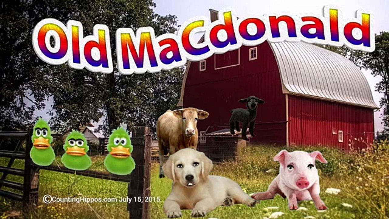 Old MacDonald Had A Farm - 3D Animation English Nursery Rhymes & Songs for children