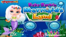 Welcome Baby Barbie Mermaids Land Video Episode-Dress Up Games for Girls
