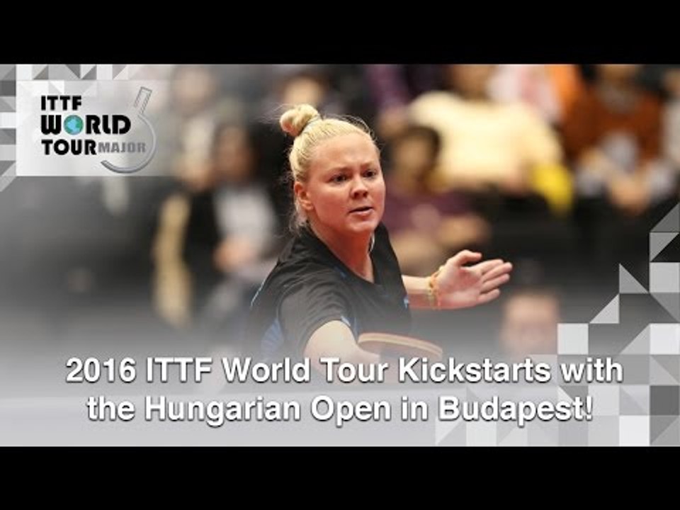 2016 ITTF World Tour Kickstarts with Hungarian Open in Budapest