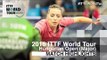 Hungarian Open 2016 Highlights: TODOROVIC Andrea vs TOTH Edina (Qual)