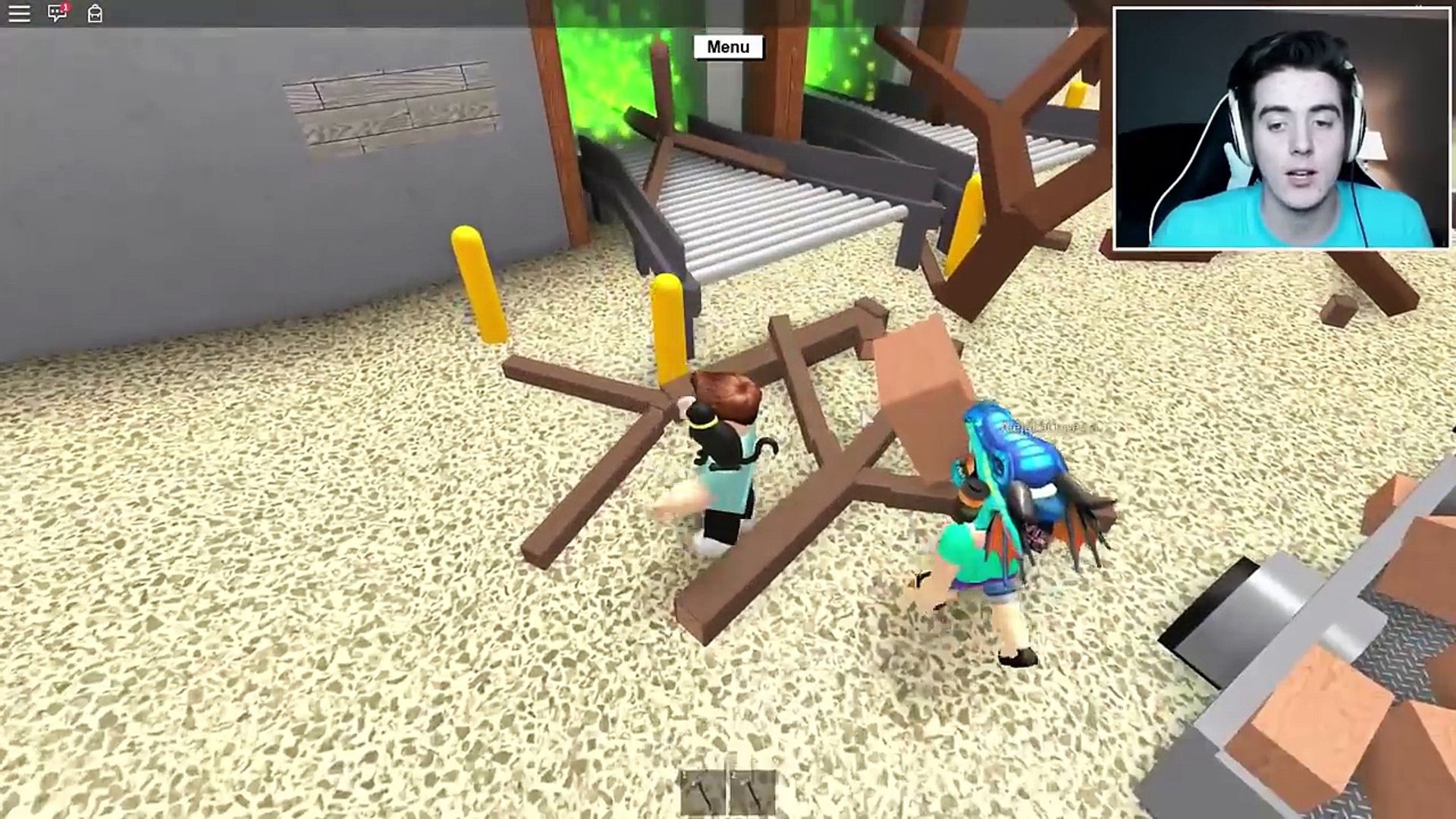 Realistic Roblox Escaping Roblox Prison In Real Life Pt 2 Roblox Irl Prison Escape W A Video Dailymotion - denis daily roblox escape the evil restaurant obby escaping the