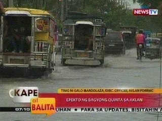 KB: Epekto ng Bagyong Quinta sa Aklan