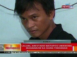 BT: Lalaki sa Caloocan, arestado nang magnakaw sa isang tindahan