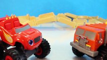BLAZE AND THE MONSTER MACHINES Trucks Coaches Tonka Climb Overs Treader in Monster Truck Race-PMnC