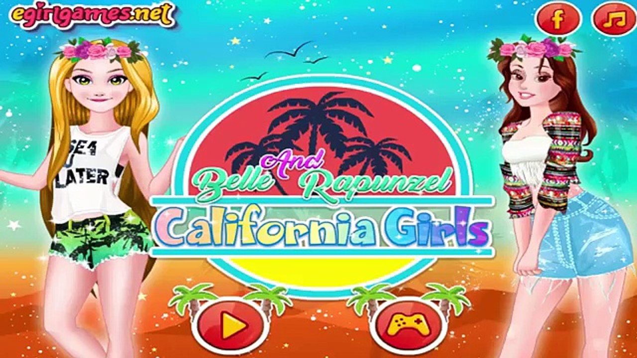 Красавица и Рапунцель калифорния девушки дисней Принцесса платье вверх и составить игра для девушки т