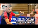 2016 Chile Open Highlights: Sergio Luhr vs Sandro Fuenzalida (Qual)