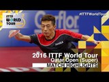 2016 Qatar Open Highlights: Xu Xin vs Li Ping (R16)