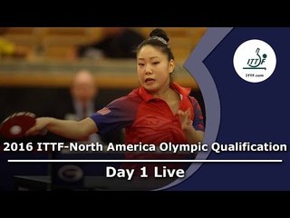2016 ITTF-North America Olympic Qualification Tournament Day 1