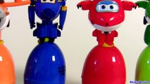 Learn Colors with SUPER WINGS SURPRISE EGGS 출동 슈퍼윙스 ! 디즈니 계란 장난감 서프라이즈 Children Toys-6QxCmiNs