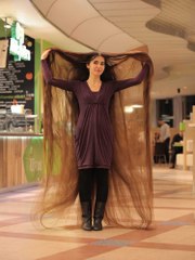 Official - Amazing Real-life Rapunzel has 90 inch long hair 2017