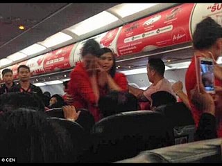 Flight Attendant, SCALDED,Hot Water and Noodles , Passenger