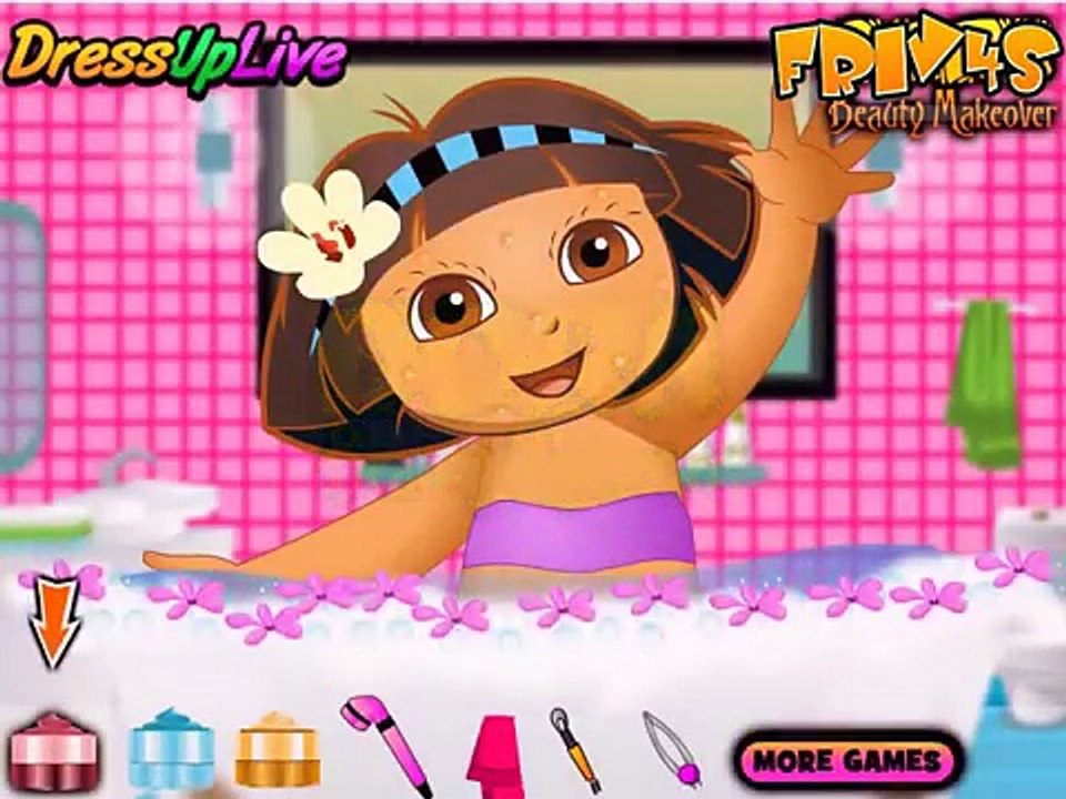 Dora Beauty Makeover Game Movie