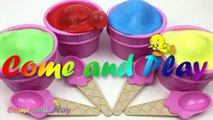 Ice Cream Clay Slime Surprise Eggs Disney Finding Dory Disney Frozen Trolls Pokemon Toys Fun Kids-Nebj7