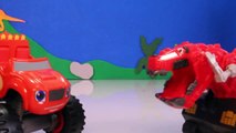 DINOTRUX Toys Ty RUX (Dinosaurs & Trucks) Gets Help from BLAZE AND THE MONSTER MACHINES Toypals.tv-zeDzItn