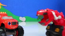 DINOTRUX Toys Ty RUX (Dinosaurs & Trucks) Gets Help from BLAZE AND THE MONSTER MACHINES Toypals.tv-zeDz