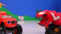 DINOTRUX Toys Ty RUX (Dinosaurs & Trucks) Gets Help from BLAZE AND THE MONSTER MACHINES Toypals.tv-zeDzItn