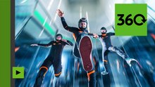 Chute libre à 360 degrés : les entraînements du champion du monde de parachutisme