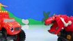 DINOTRUX Toys Ty RUX (Dinosaurs & Trucks) Gets Help from BLAZE AND THE MONSTER MACHINES Toypals.tv-zeD