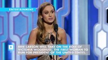 Brie Larson to play first female U.S. presidential candidate