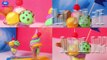 Play Doh Ice Cream Surprise Eggs _ Rainbow Ice Cream Sundae with Disney Frozen and Shopkins Toys