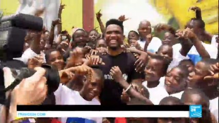 #Cameroun : Ambassadeur de l'UNICEF, Samuel Eto'o​ est de retour au pays !